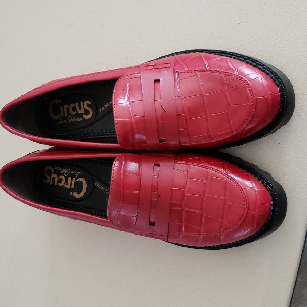 Burgundy shoes